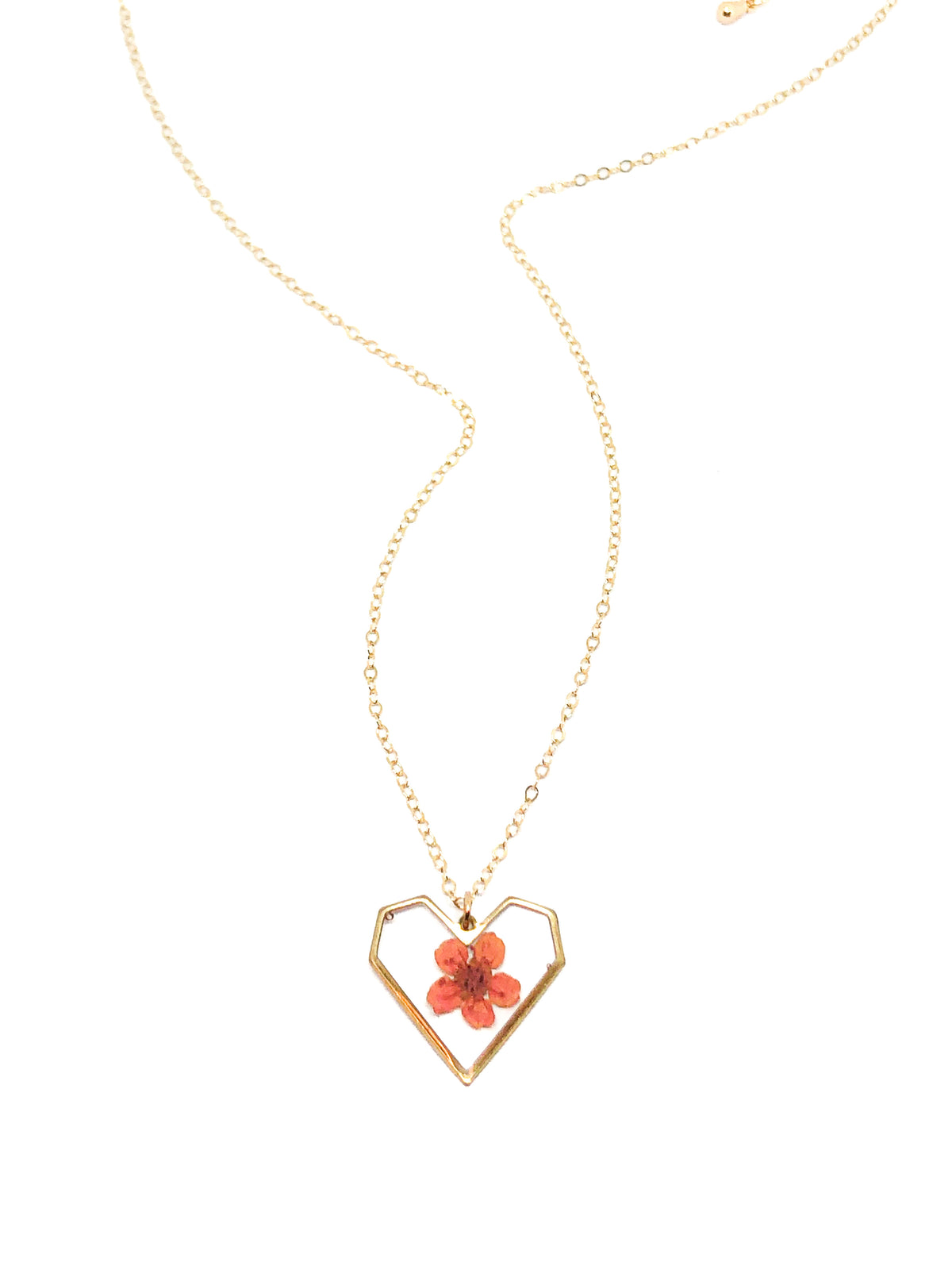 Real flower necklace