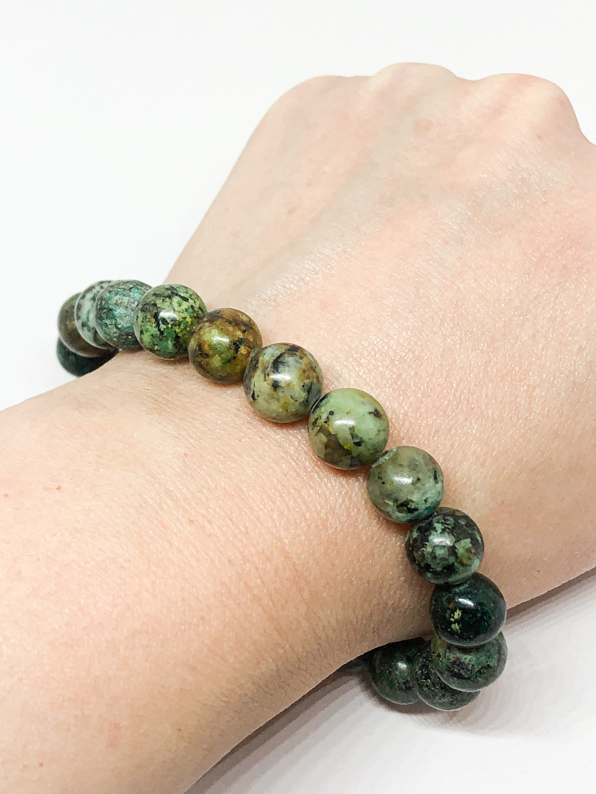 Turquoise beaded bracelet