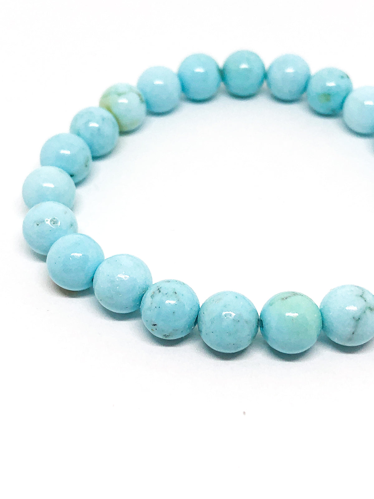 Magnesite beaded bracelet